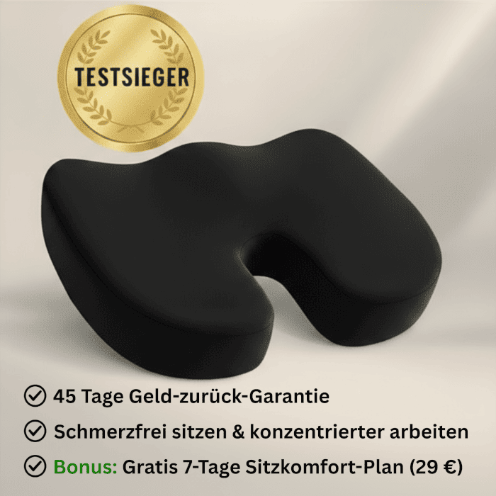 OrthoSeat – orthopädische Sitzkissen für Schmerzfreies Sitzen