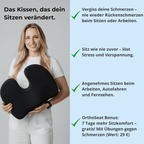 OrthoSeat – orthopädische Sitzkissen für Schmerzfreies Sitzen