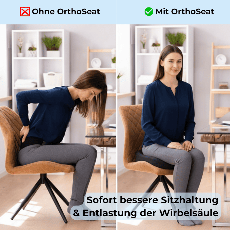 OrthoSeat – orthopädische Sitzkissen für Schmerzfreies Sitzen