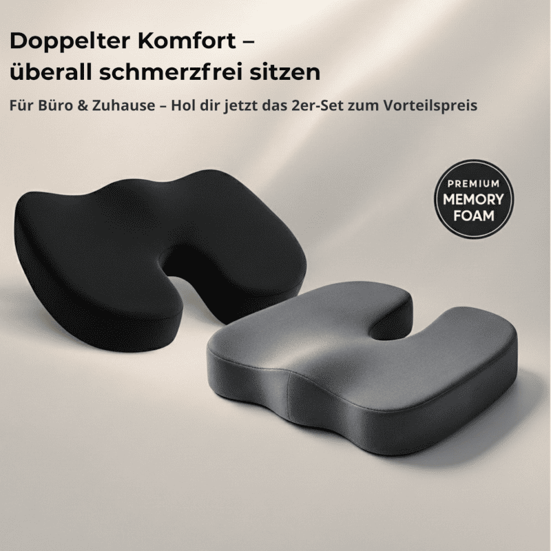 OrthoSeat – orthopädische Sitzkissen für Schmerzfreies Sitzen